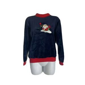 the wooden soldier velvet snowman sweater Youth Size 12